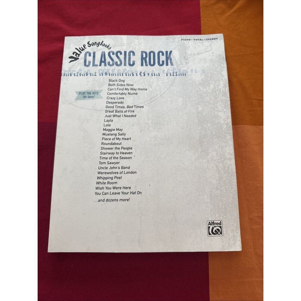 Classic Rock Value Songbooks Series Piano Vocal Chords Sheet Music PB. Brand New
